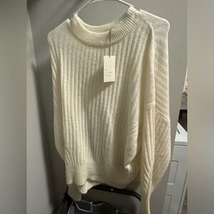 Cream A New Day Sweater